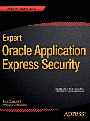 cover image of Expert Oracle Application Express Security